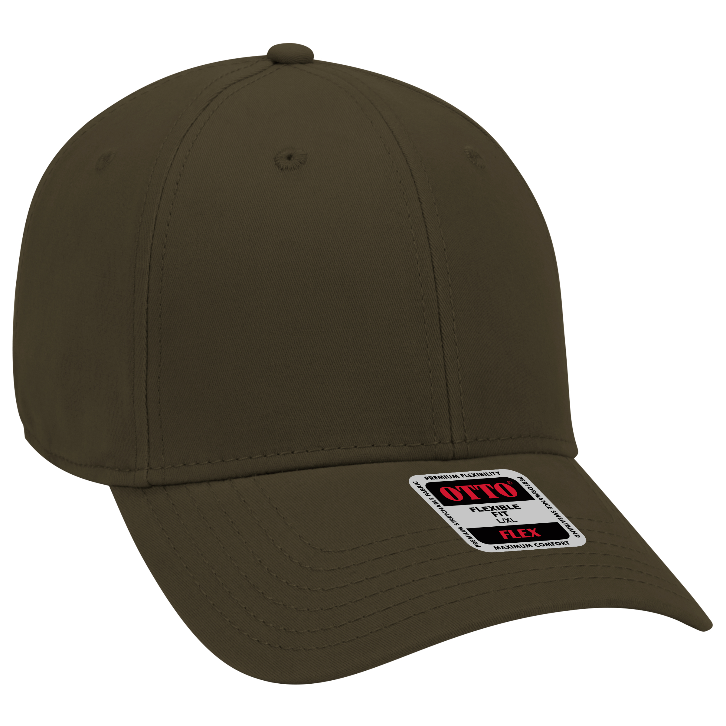 OTTO CAP® OTTO FLEX® Fitted 6 Panel Low Profile Baseball Cap 1