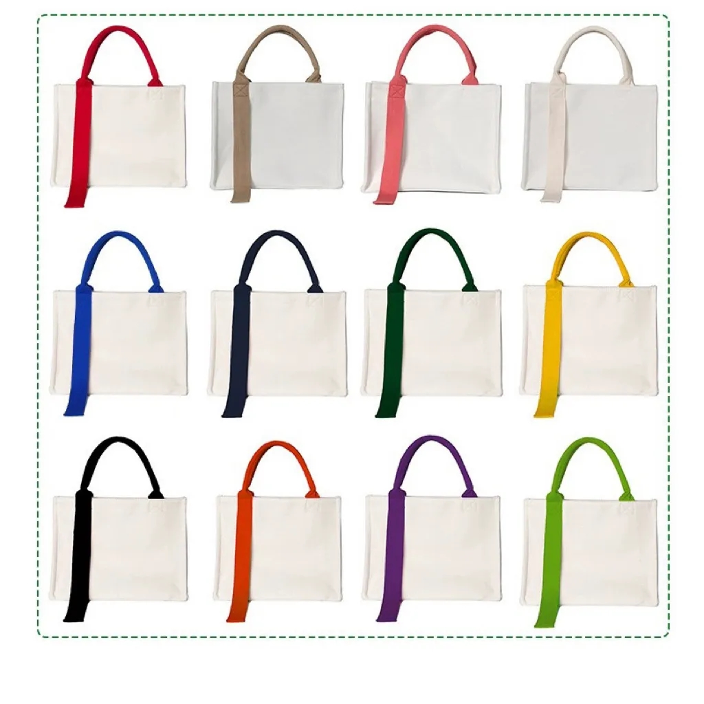 Portable stereo streamer canvas Tote bag, custom tote bag with logo imprint 3