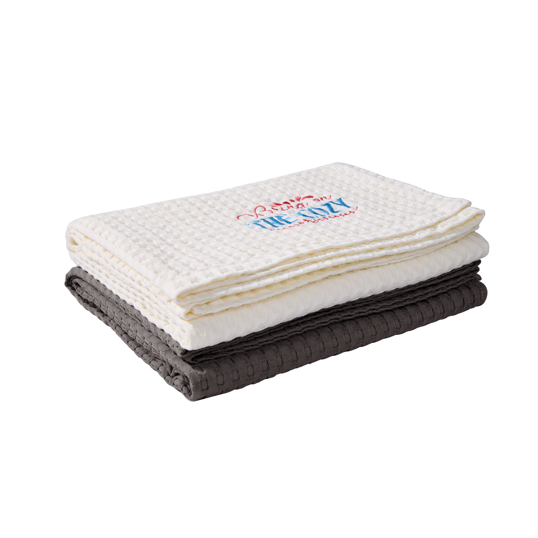 Pure Cotton Waffle Weave Blanket 9