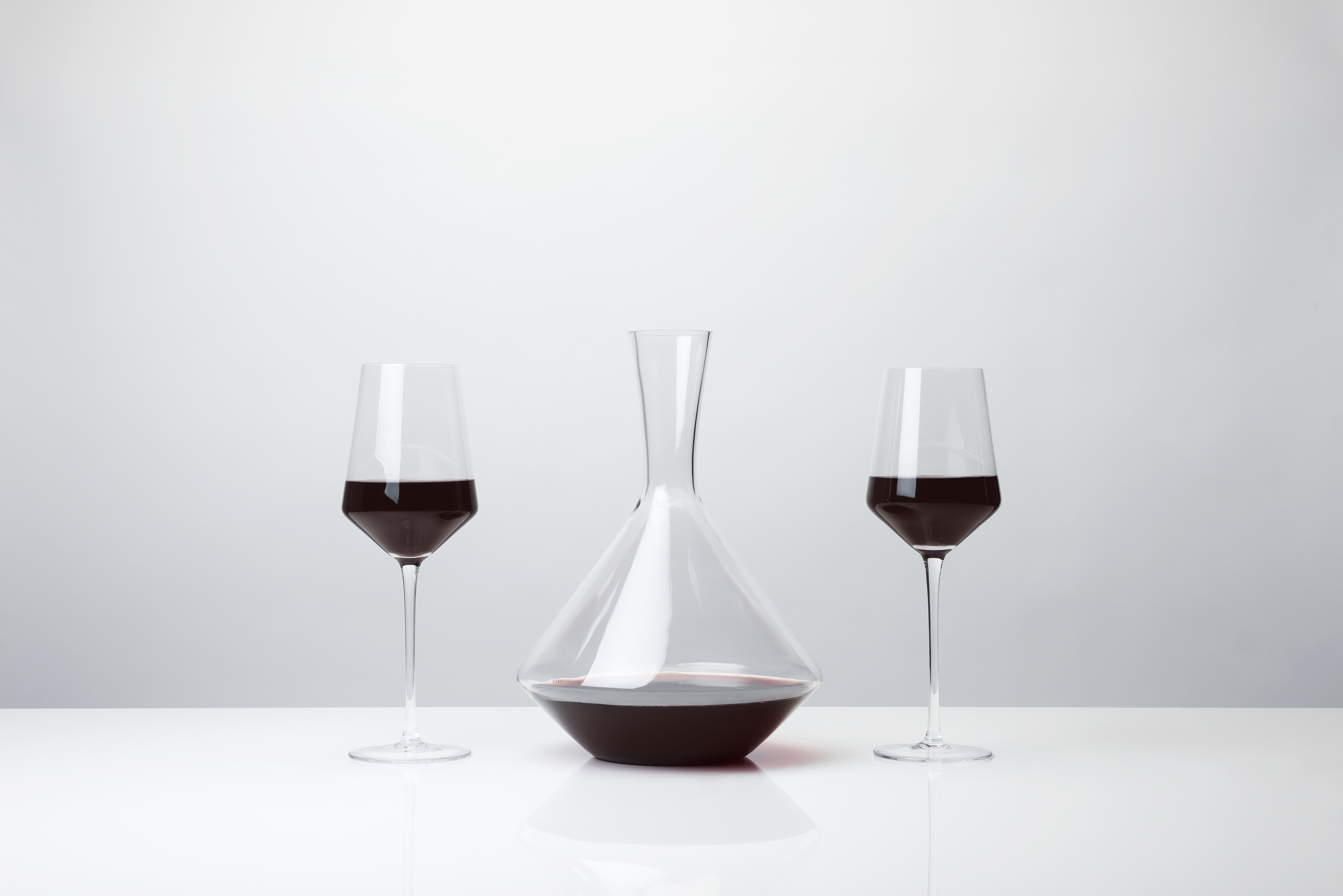 Viski® Raye Angled Crystal Bordeaux Set 2