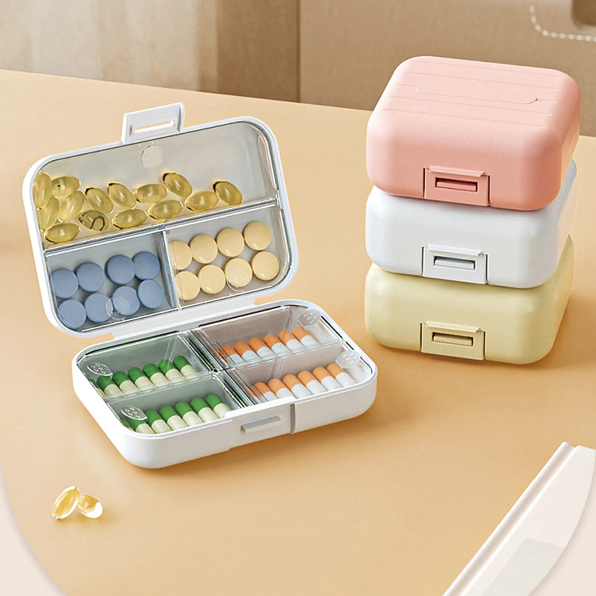 Lightproof Travel Pill Organizer 3