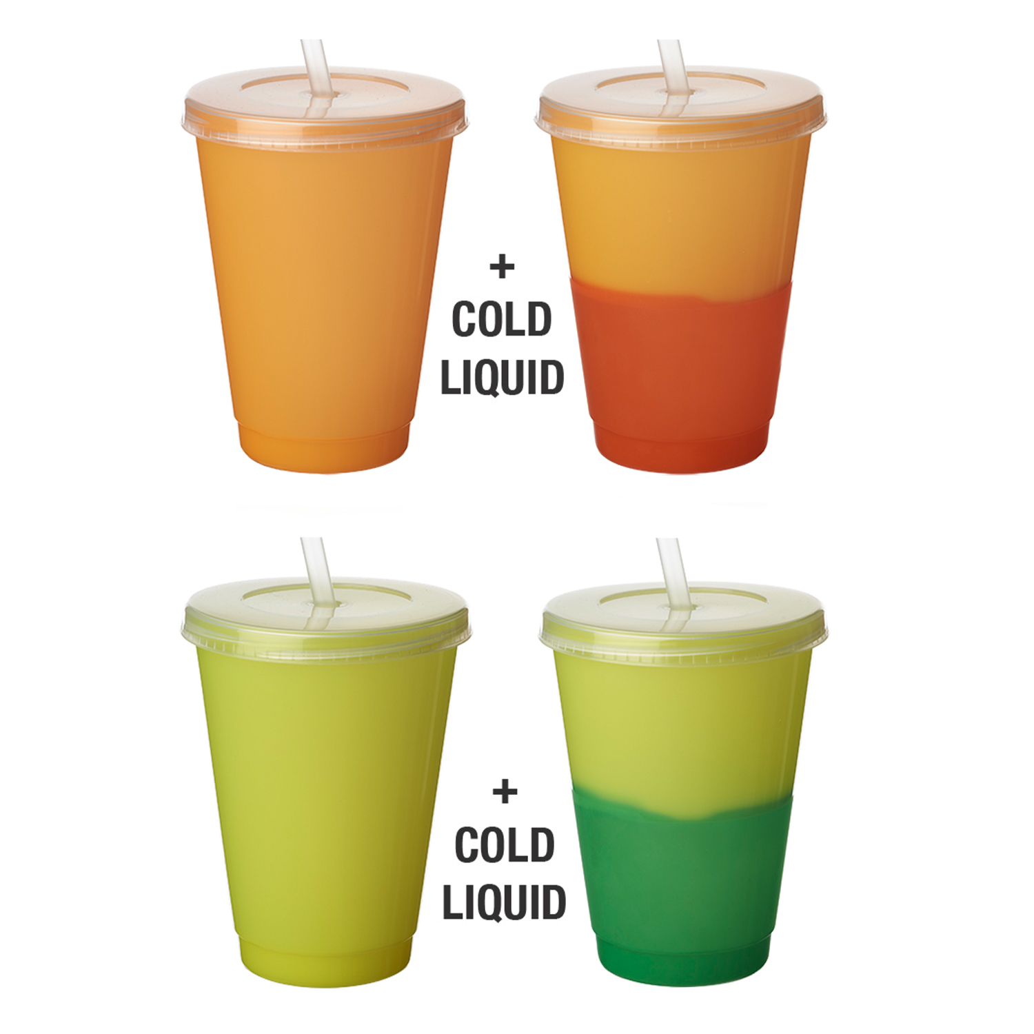 Color Changing Tumbler with Straw, 16 oz. 4