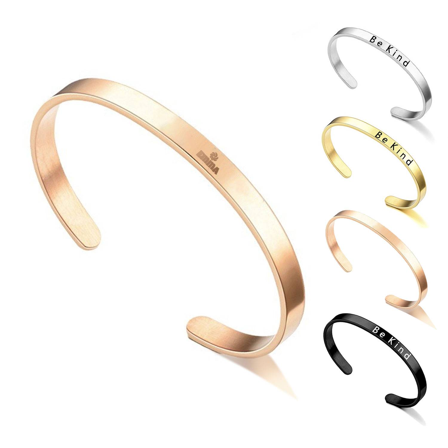 Be Kind Customized Engraved Bracelet 2