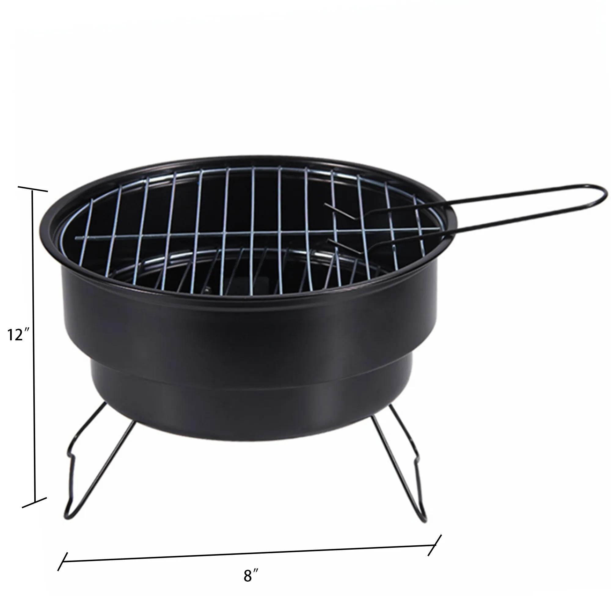 MOQ12 Round Backcountry Camping Carbon Oven 2