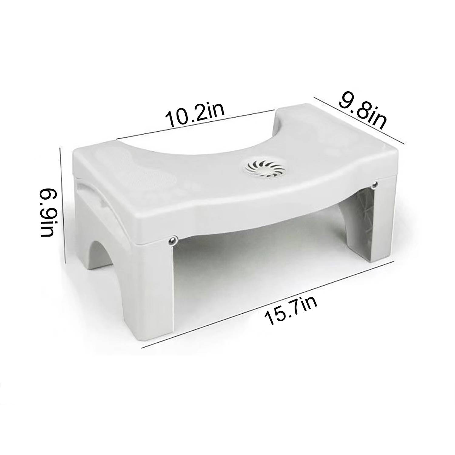 Thickened Non-Slip Foldable Bathroom Toilet Stool 5