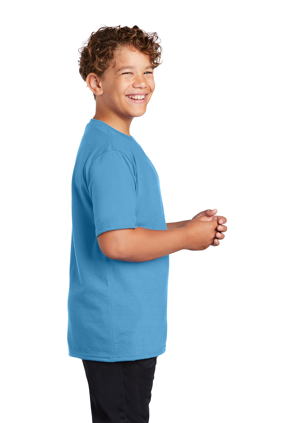 Port & Co Youth Performance Blend Tee. PC381Y 30