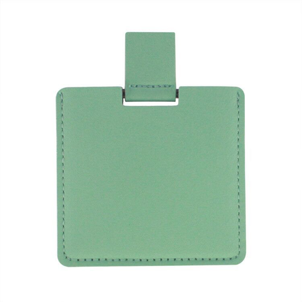 Portable stainless steel square makeup mirror 6