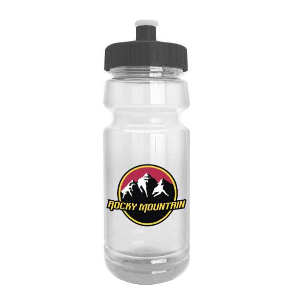 Wheely 24oz Transparent Bike Bottle w/Push-Pull Lid 53