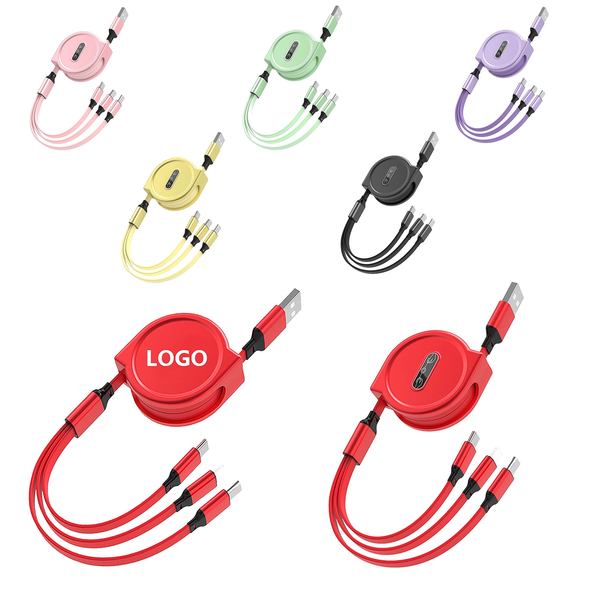 3-in-1 Retractable Charging Cable 7
