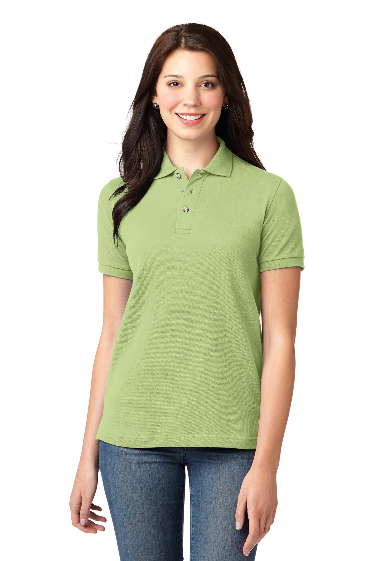Port Authority Women's Heavyweight Cotton Pique Polo. L420 15