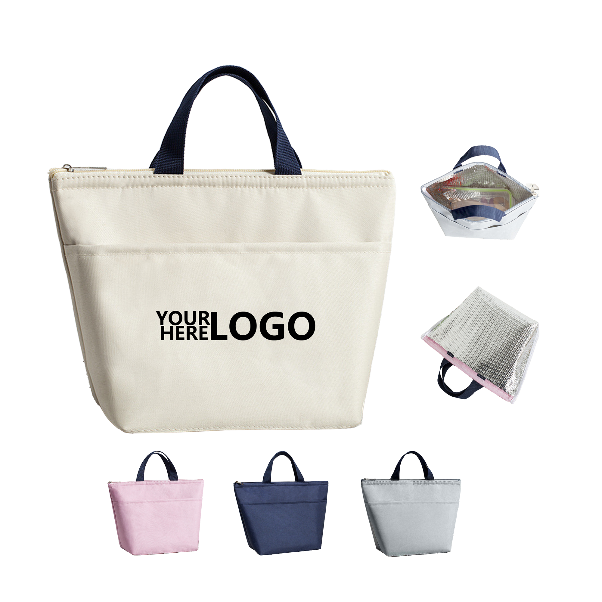 Thickened Oxford Fabric Insulated Tote Bag 2