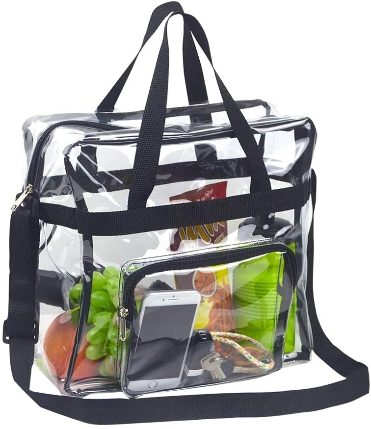 Clear Stadium Zipper Tote Bag 4
