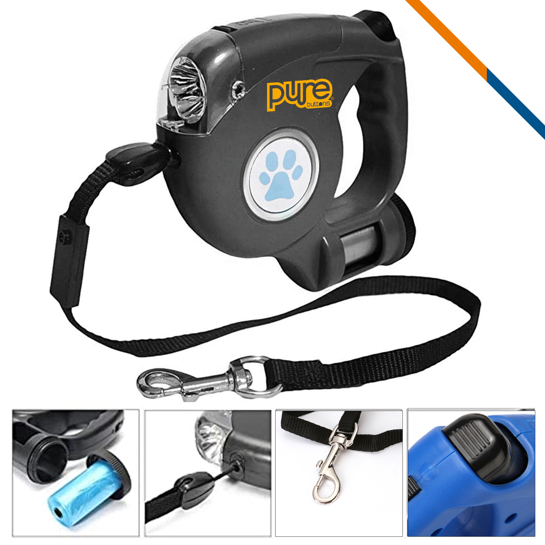 Chewon Retractable Dog Leash 3