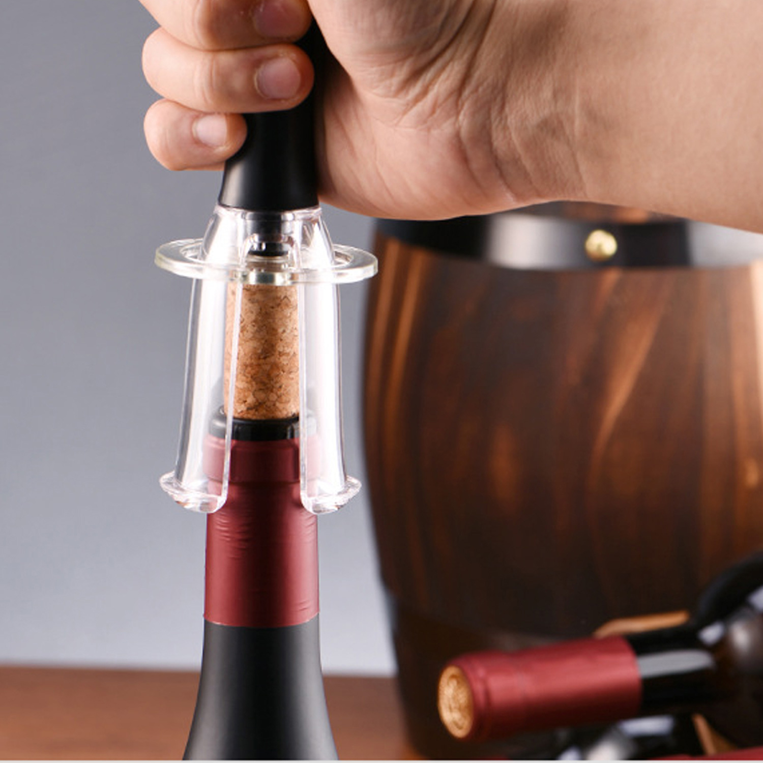 WineVault Pressure Wine Opener - Air Pump Technology & Stainless Steel Needle 7