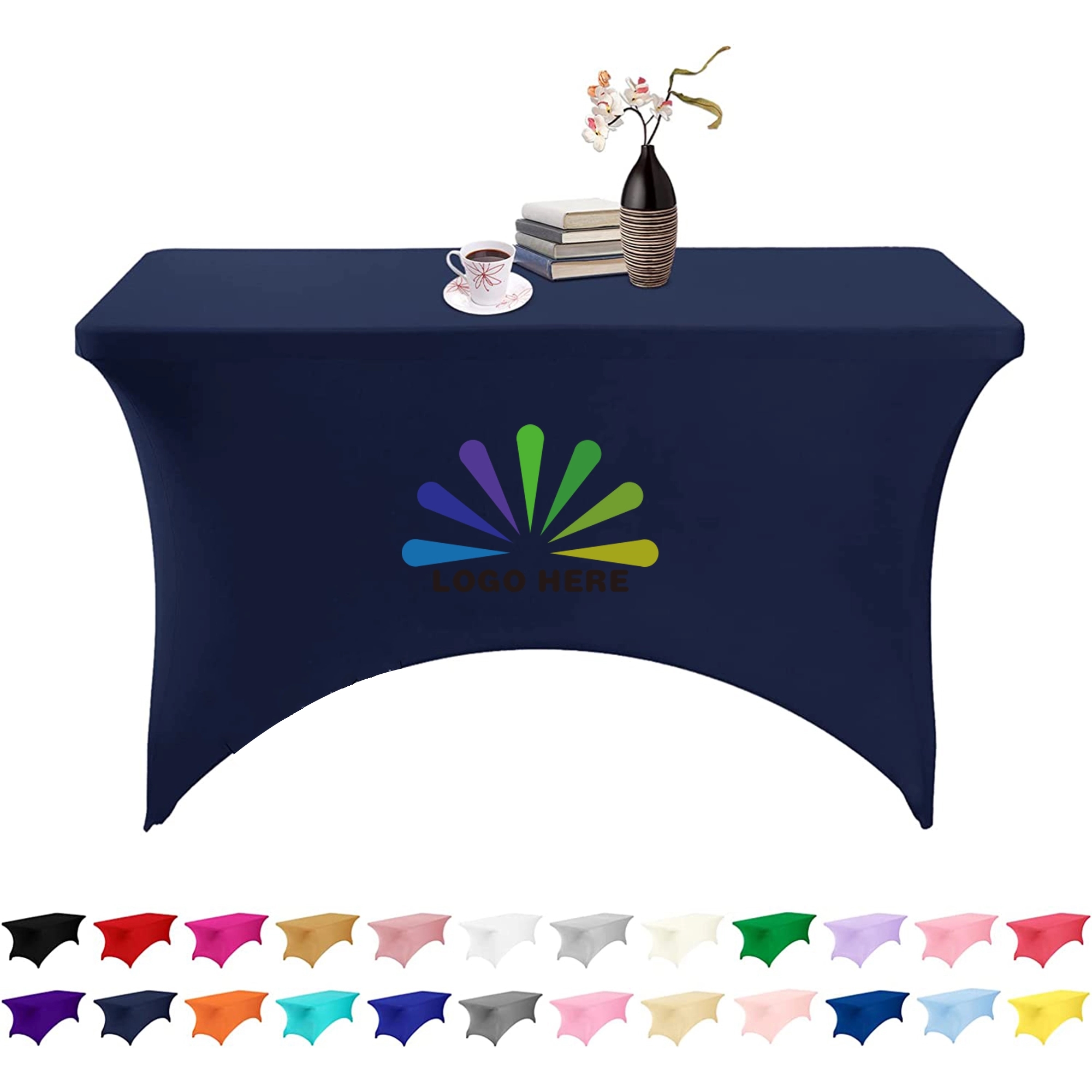4ft Polyester Stretch Tablecloth 2