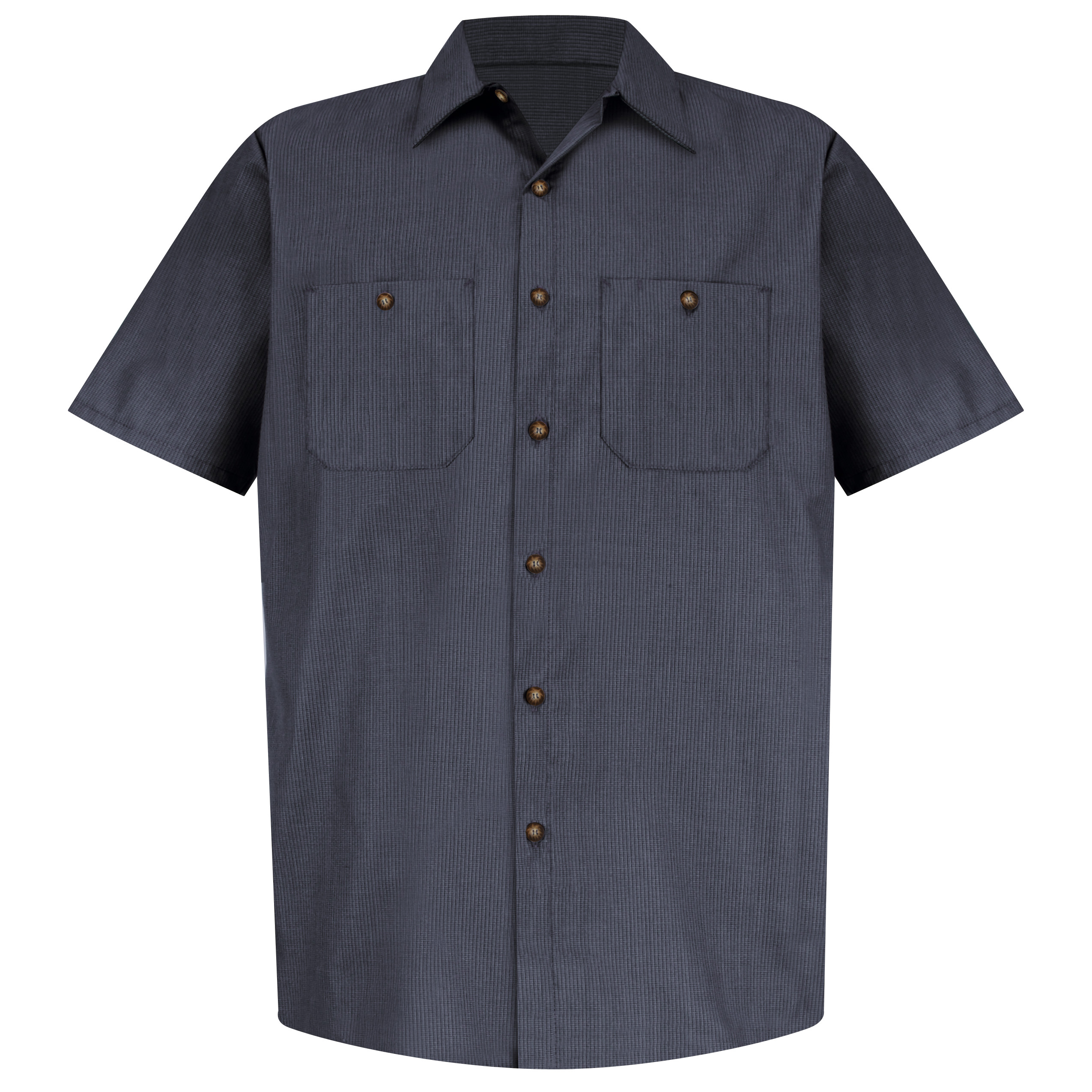 Red Kap® Men's Short Sleeve Geometric Microcheck Work Shirt 3