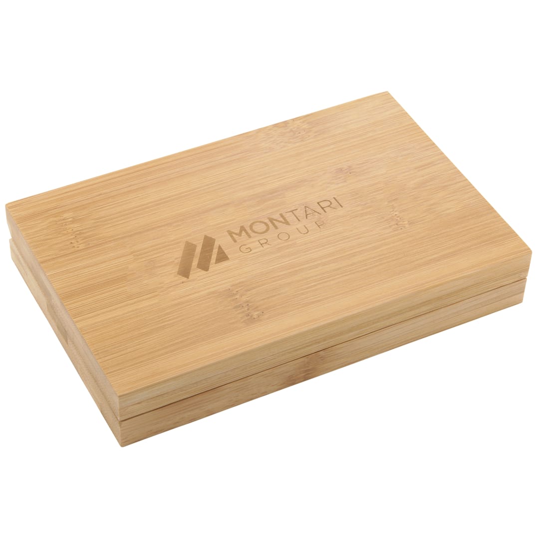 4 Piece Bamboo Wine Gift Set 3