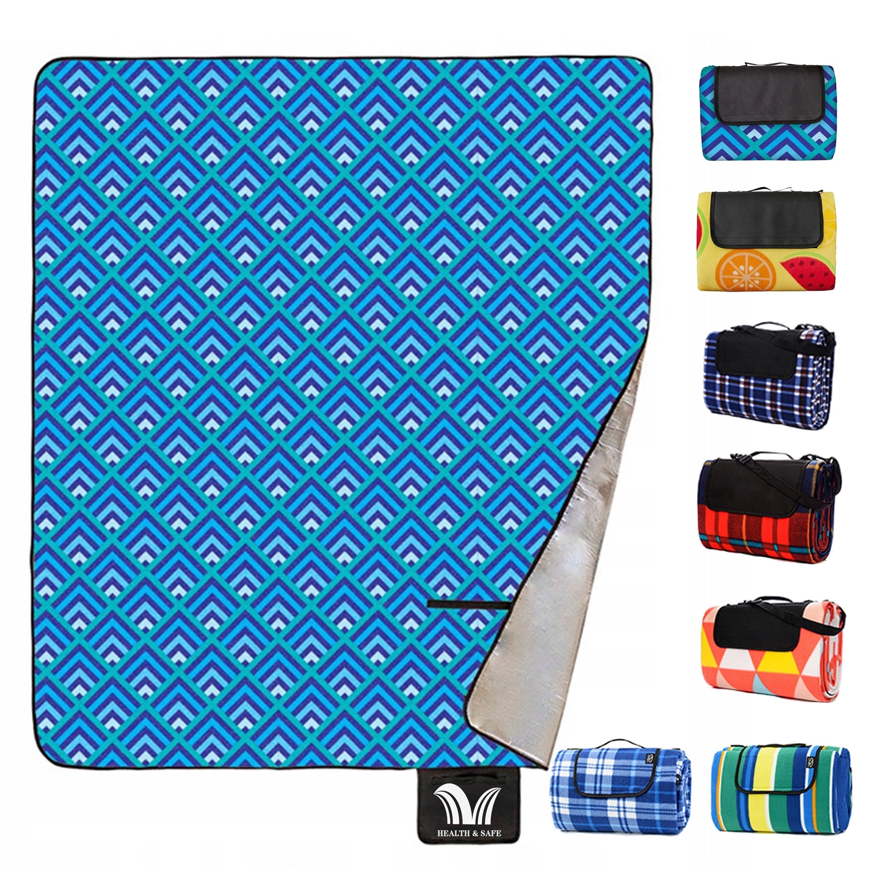 Roll-Up Waterproof Picnic Blanket 7