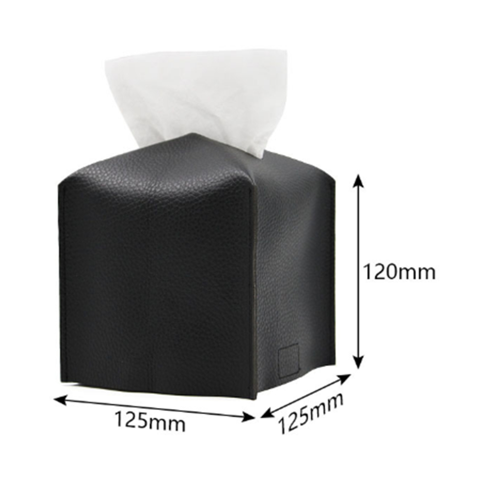 Leather Cube Tissue Box 8