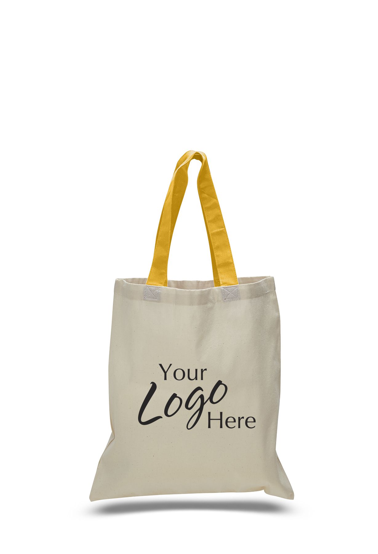 Economical Tote 15" W x 16" H Natural Bag, custom tote bag with logo imprint 32