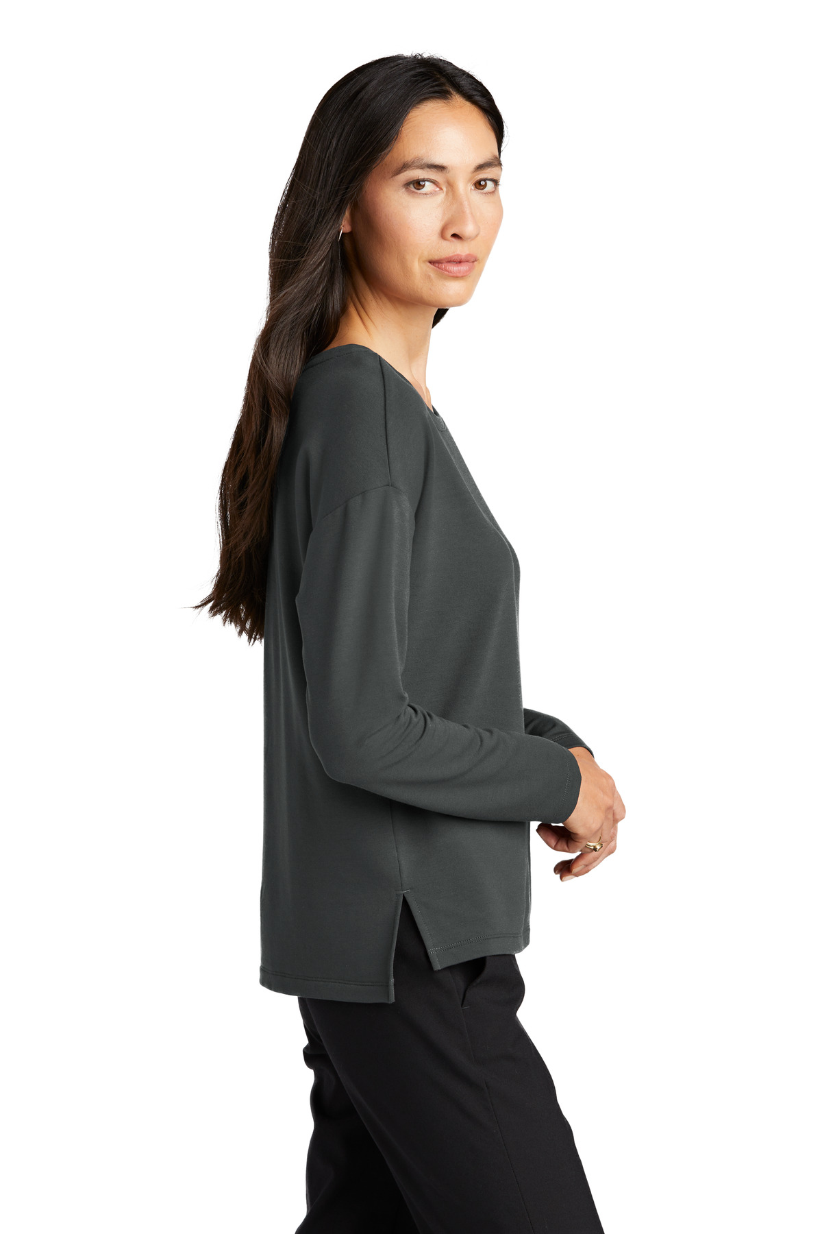 Mercer+Mettle Women's Stretch Drop Shoulder Pullover MM3013 19