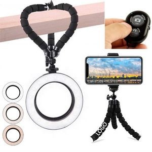 8" Selfie Ring Light Shutter Stand 5