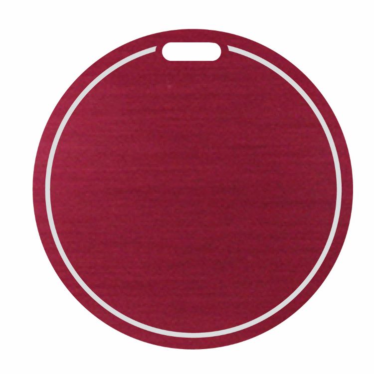 Laser engraved Round Bag Tags