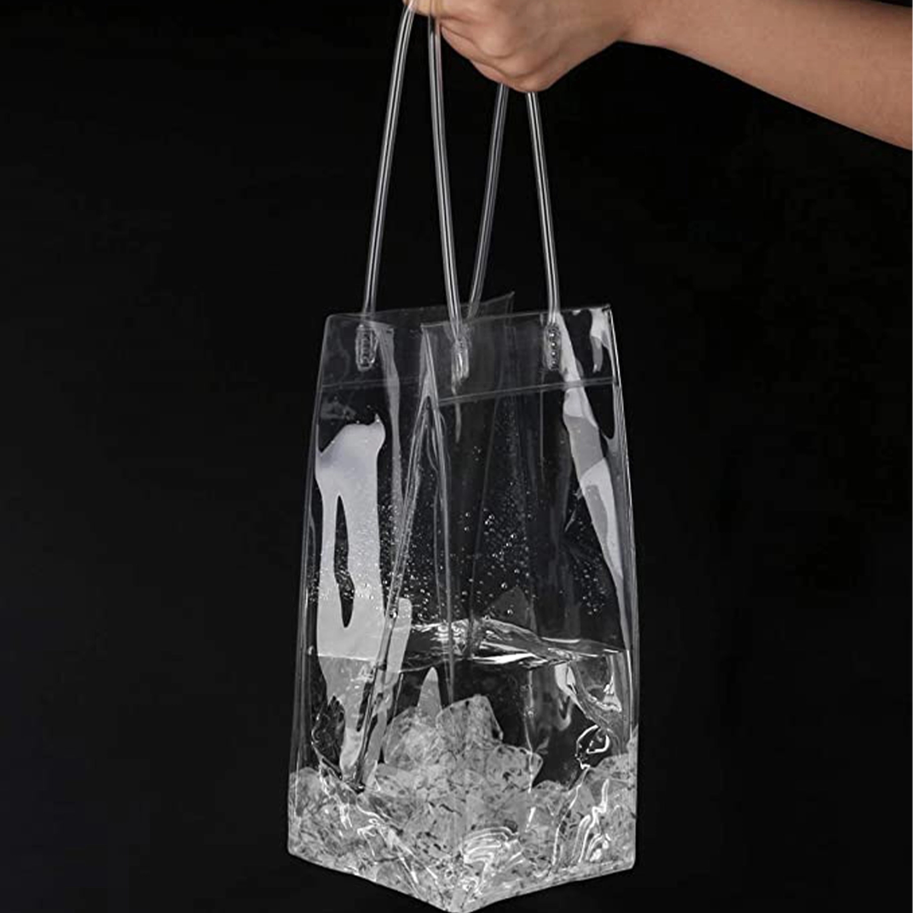 Champagne Wine Clear Bag w/ Handle 2
