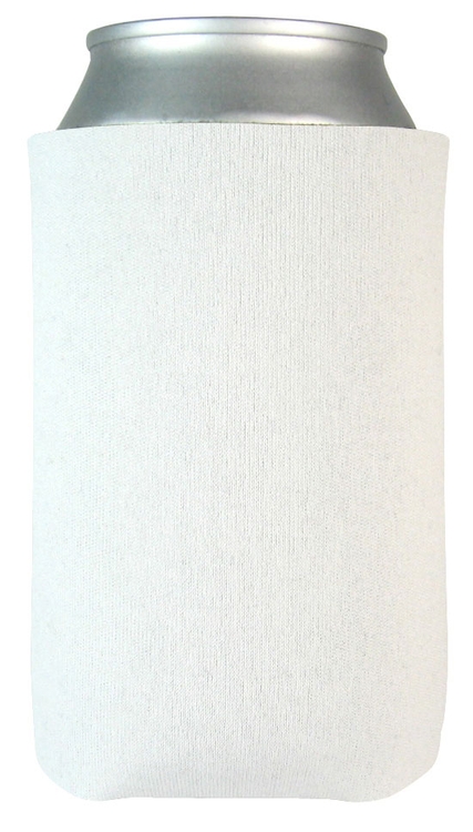 FoamZone USA Made Collapsible Can Cooler with Bottom Imprint