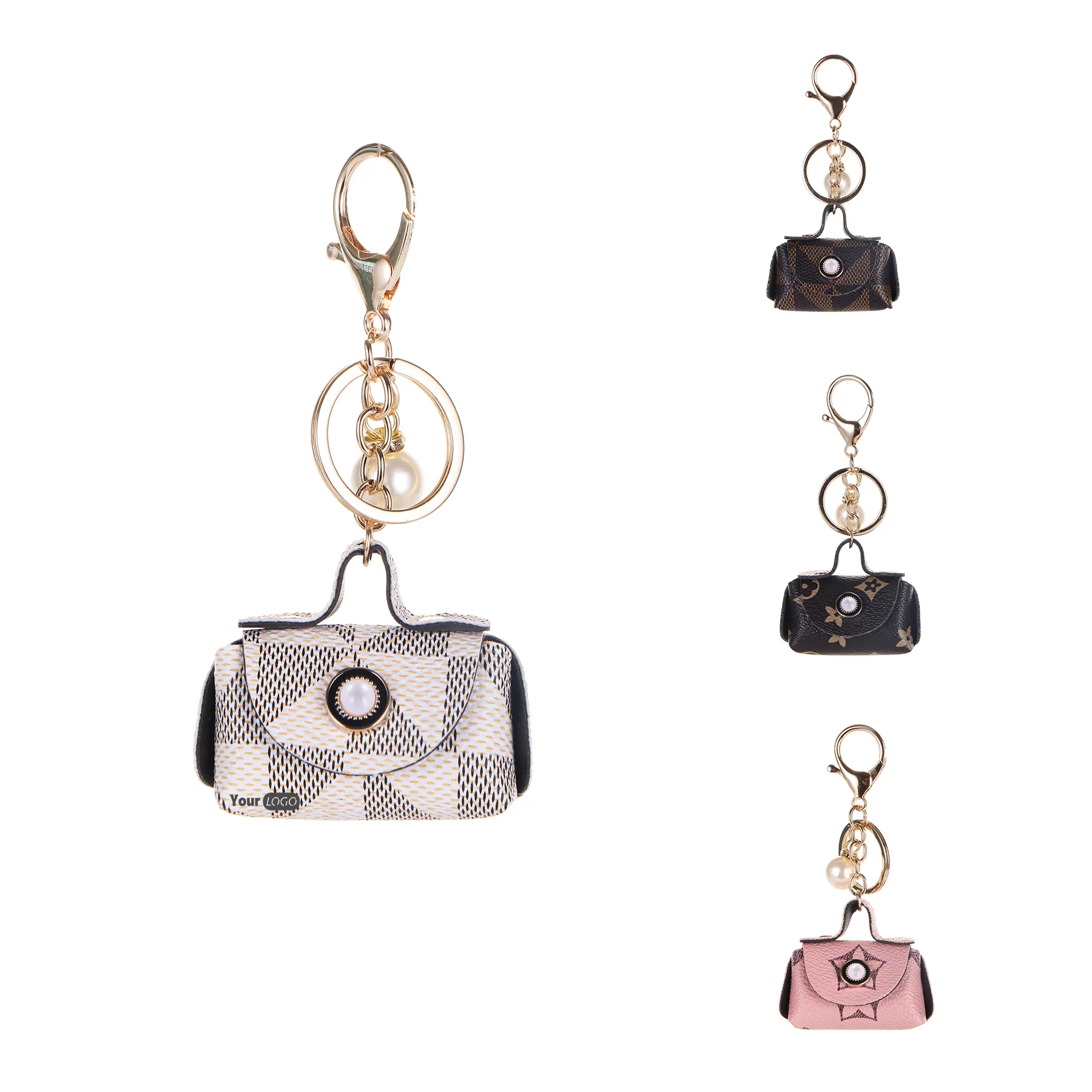 PU Car Key Pendant Aromatherapy Keychain 1