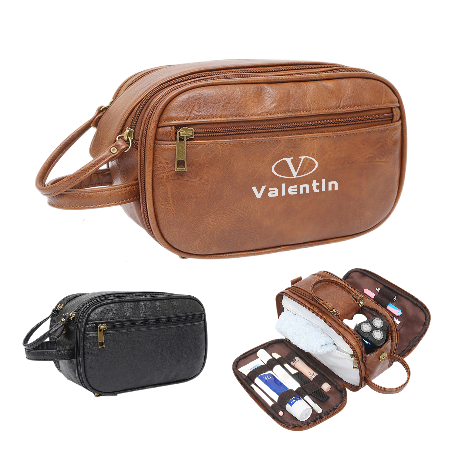 Pu Leather Toiletry Bag 2