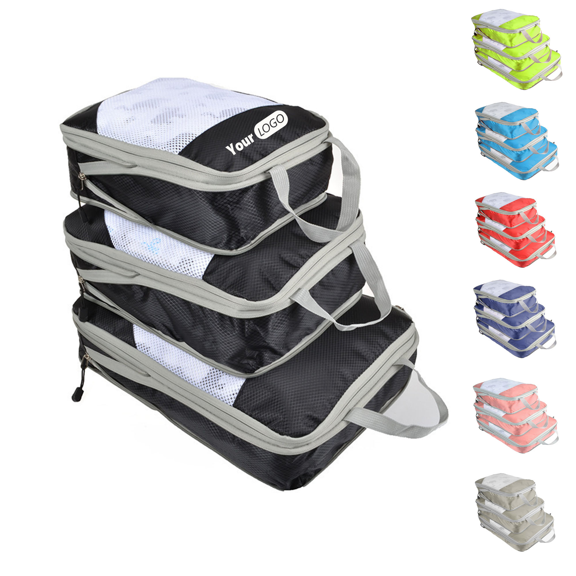 Travel compression storage bag three piece set 2