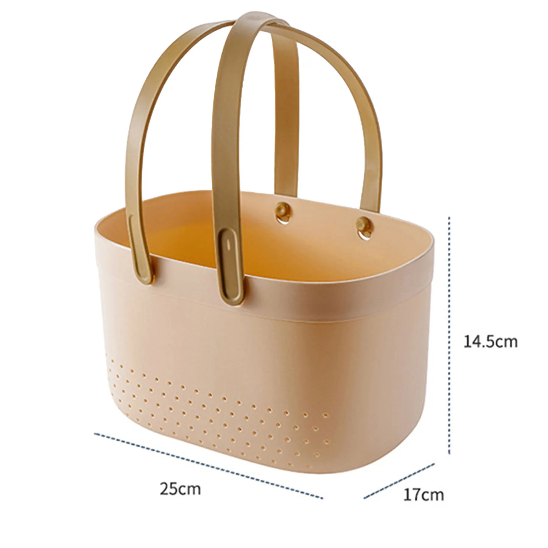 Plastic Bath Basket With Handle 2