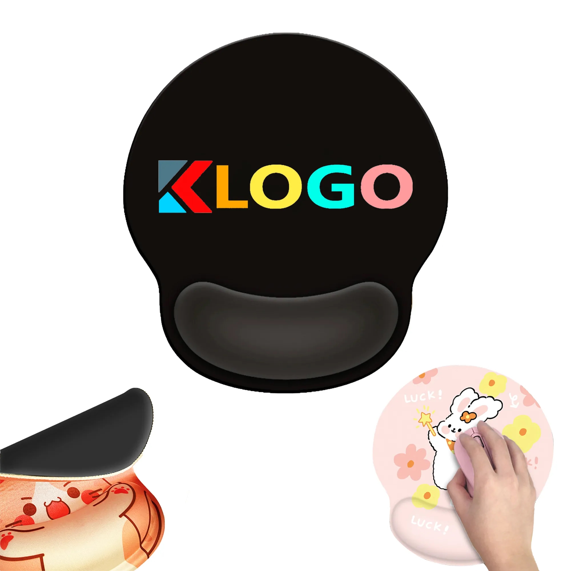 Full Color Mouse Pad with Wrist Support 1