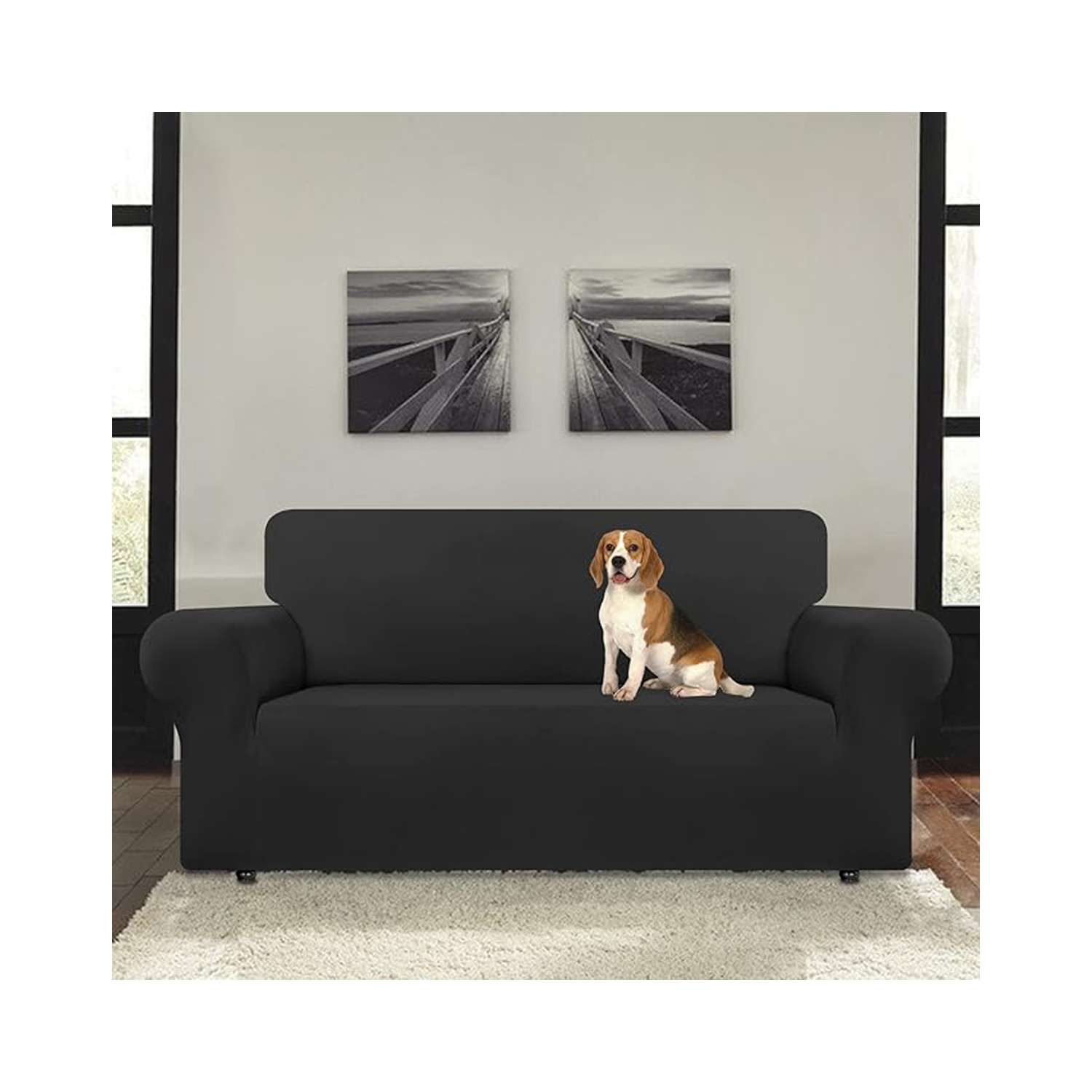 Polyester Stretch Sofa Cover 9