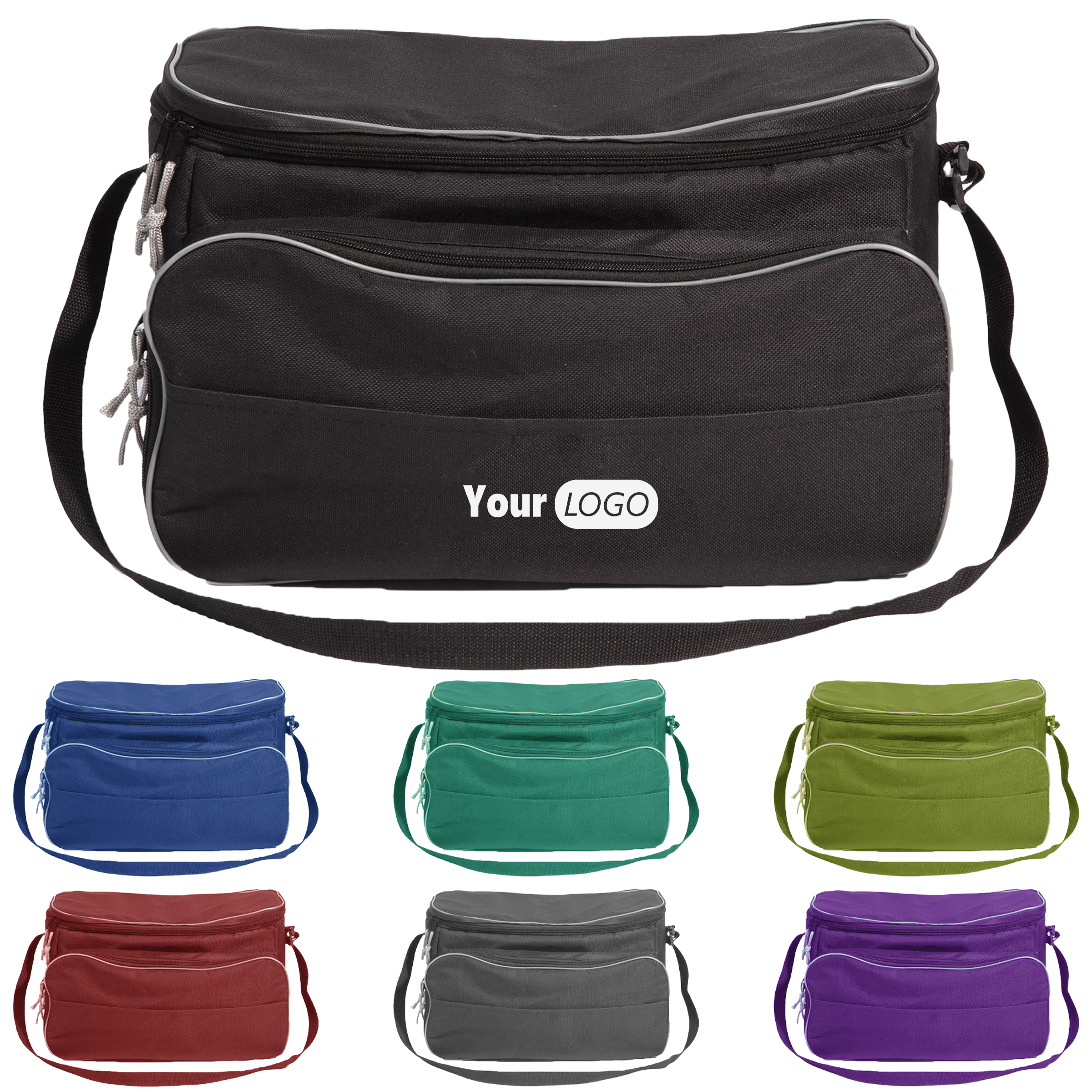 Polyester Custom Multi-Function Crossbody Bag 2