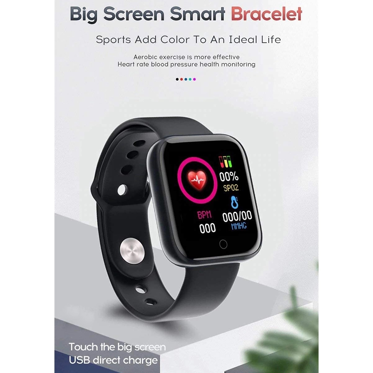 Y68 Smart Band Adult Kids Fitness Tracker Watch Bracelet 4