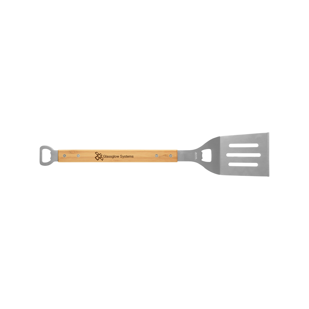 19 1/4" Bamboo BBQ Spatula w/ Bottle Opener 6