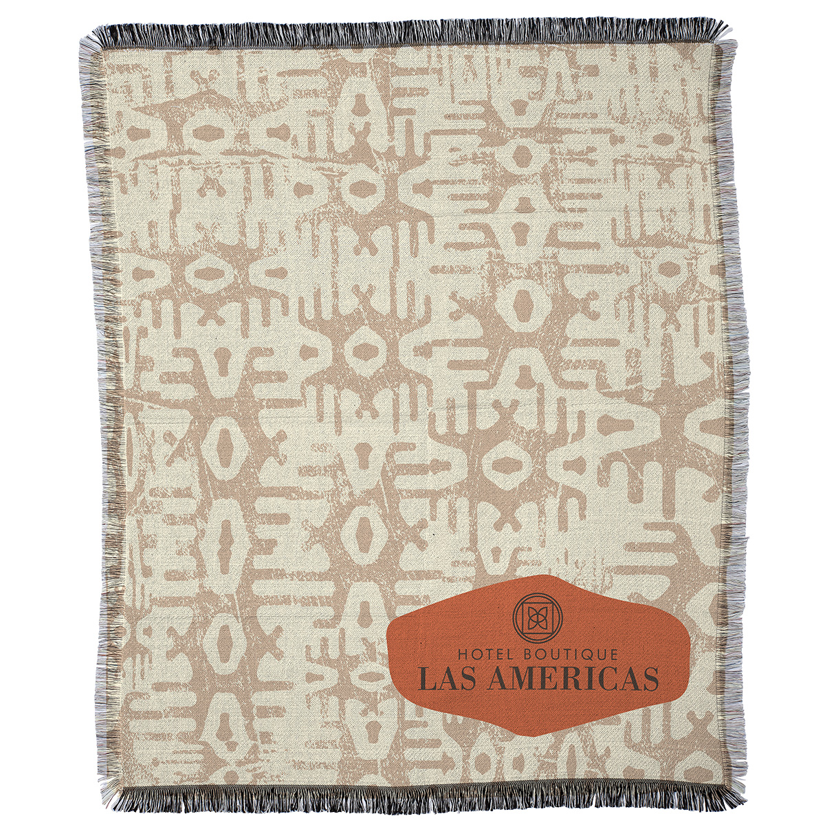Fringed Woven Tapestry 50" x 60" 500GSM - Full Color 6