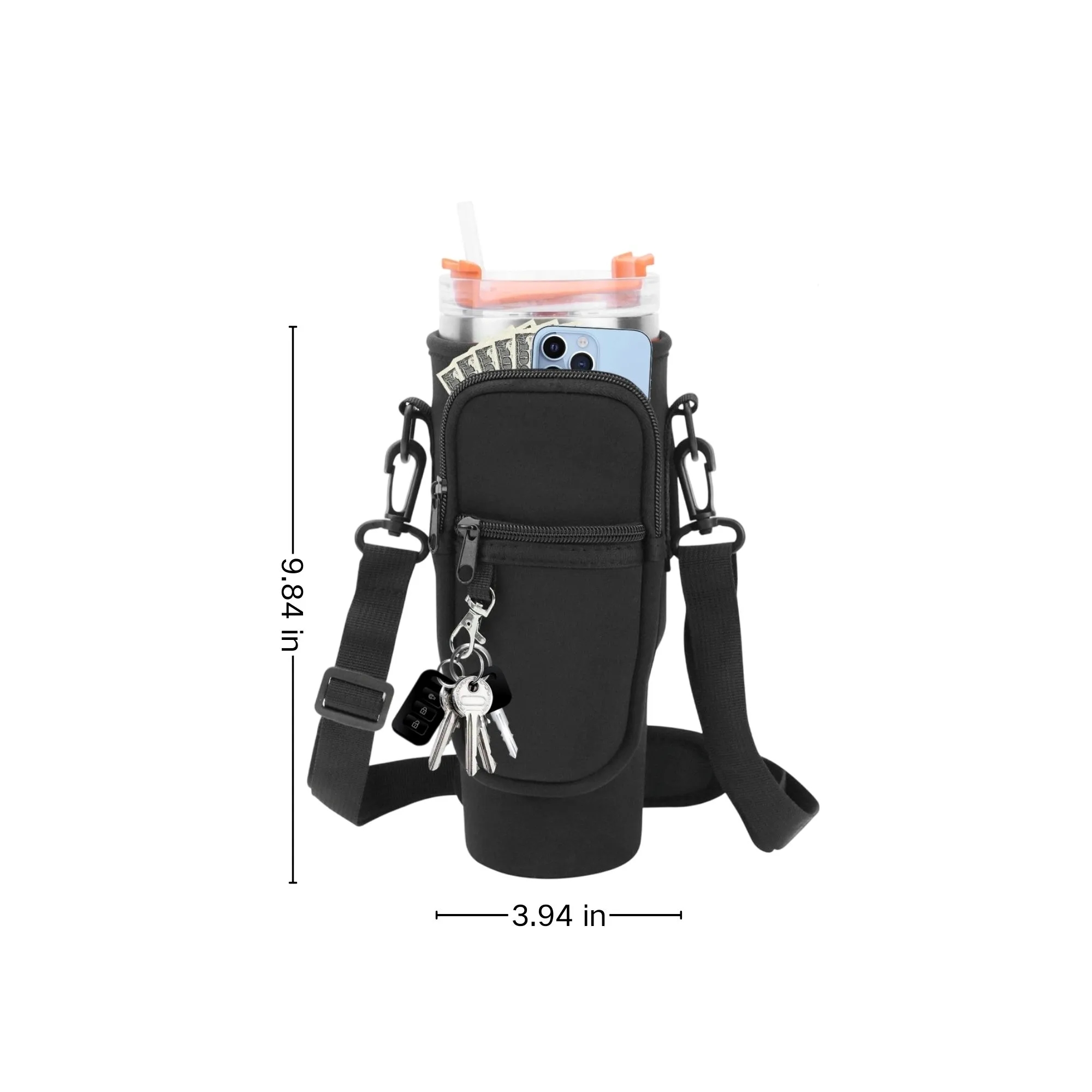 Shoulder Multi-Pocket Water Cup Protector Free Shipping 5