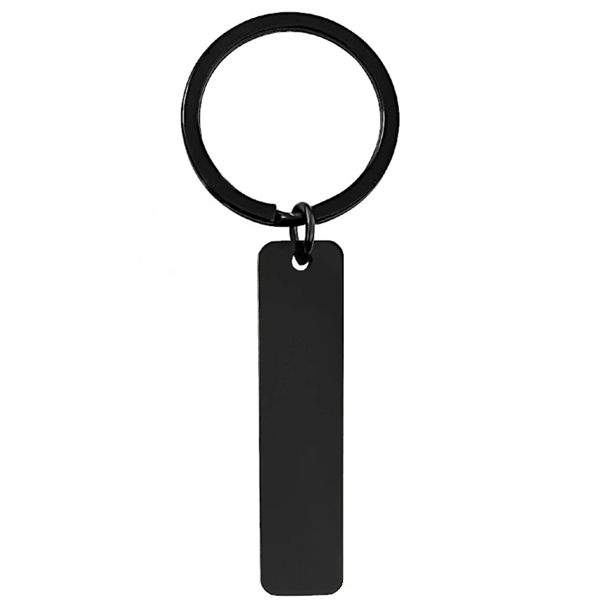 Laser Engraved Stainless Steel Keychain MOQ 20pcs 2