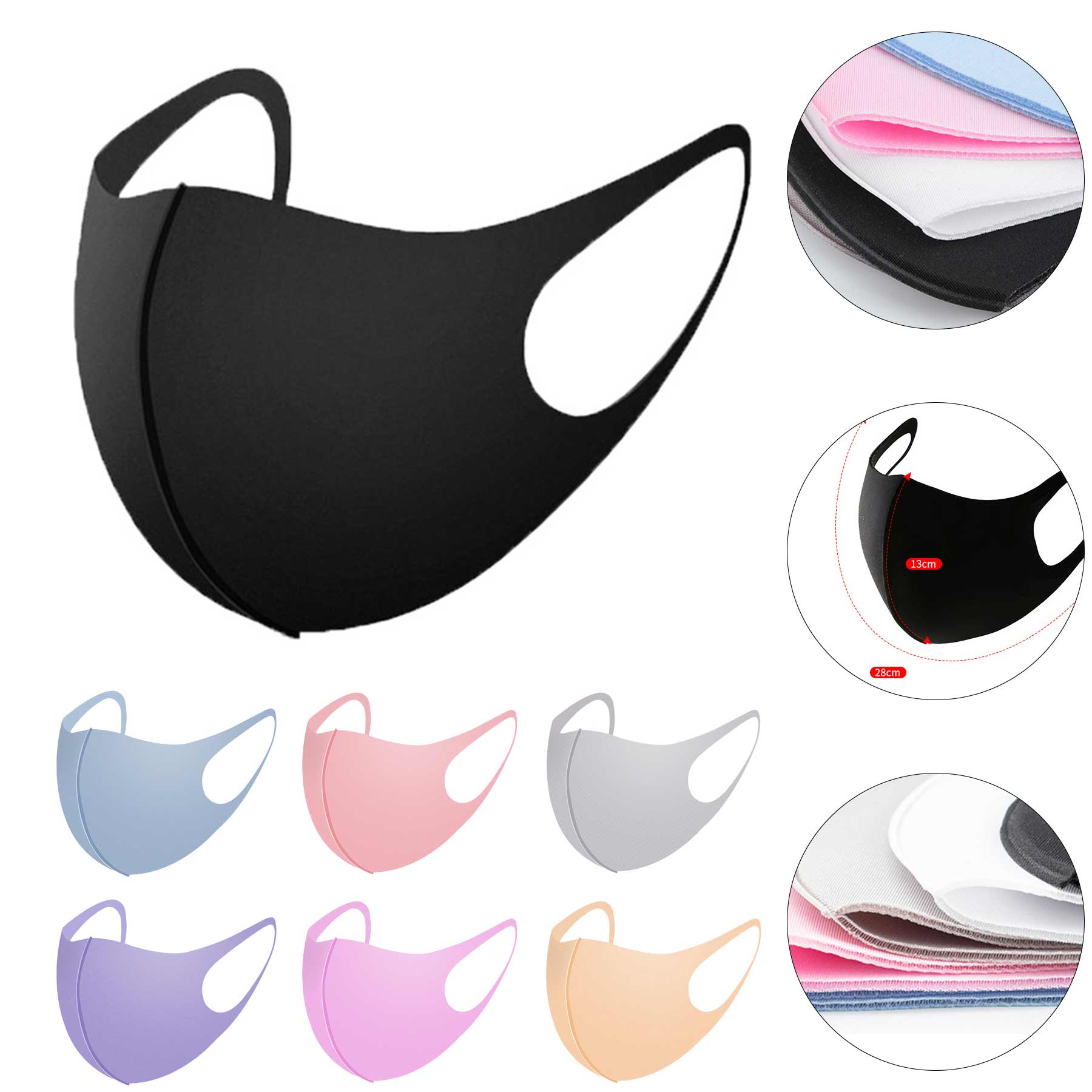 Reusable&Washable Polyurethane Mask 1