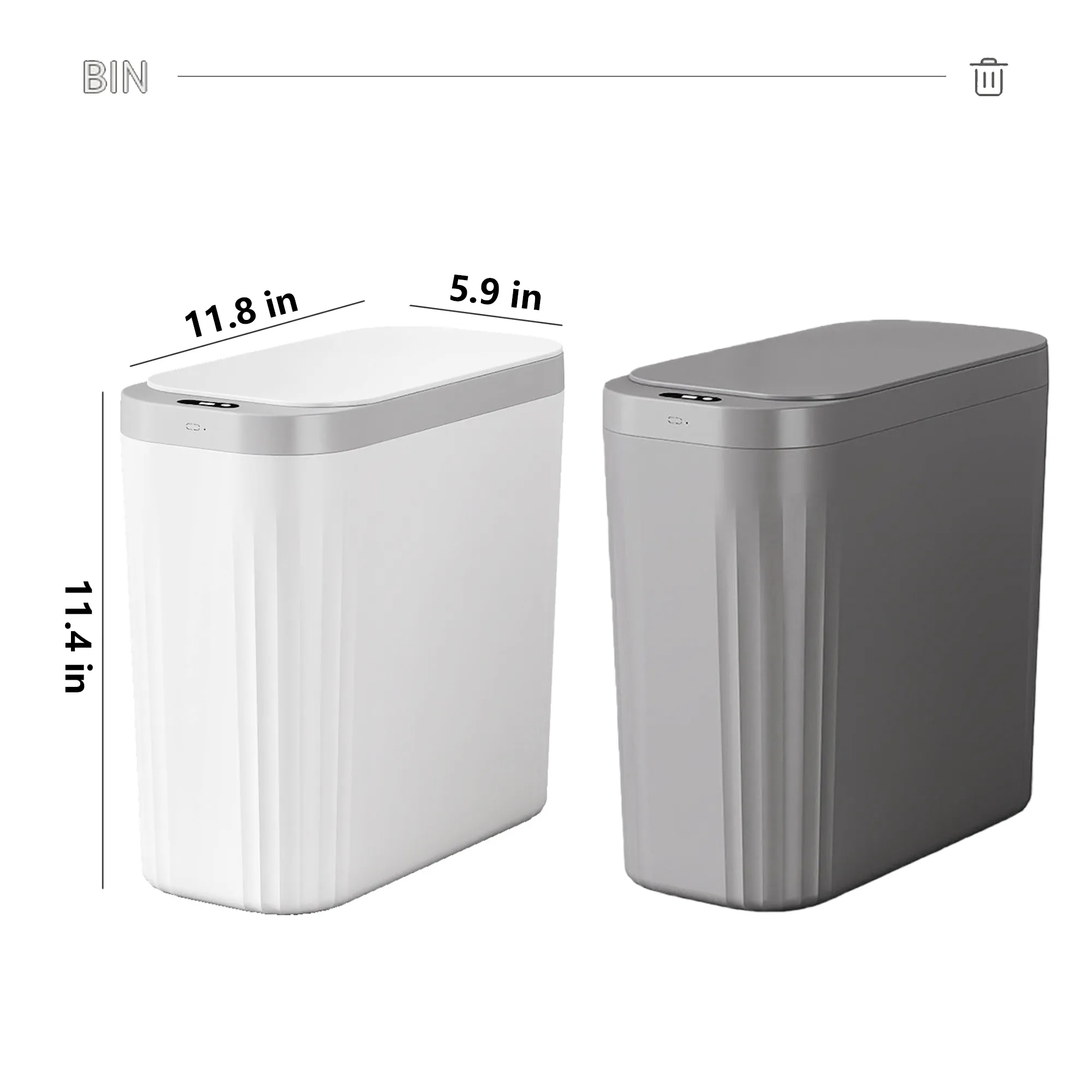 Large Capacity Sensor Trash Can 8