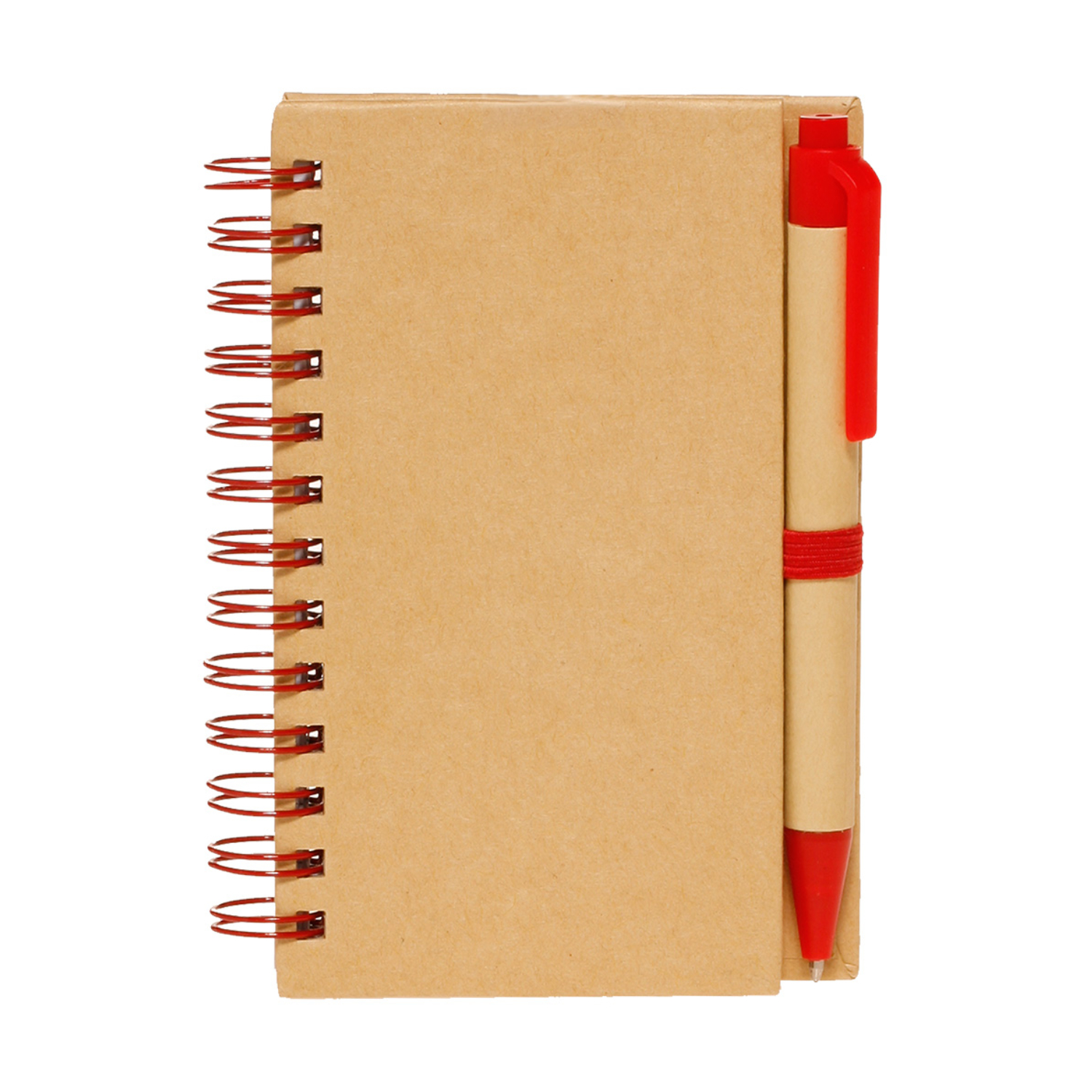 Recycled Spiral Notebook with Pen 4