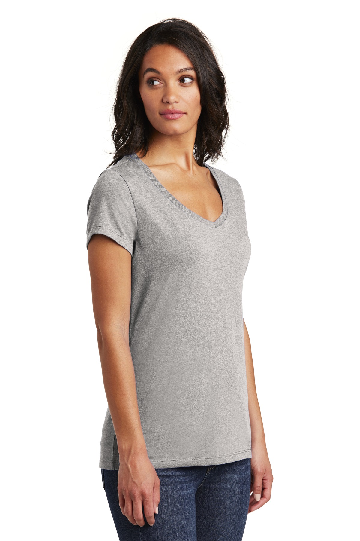 District Women's Very Important Tee V-Neck. DT6503 97