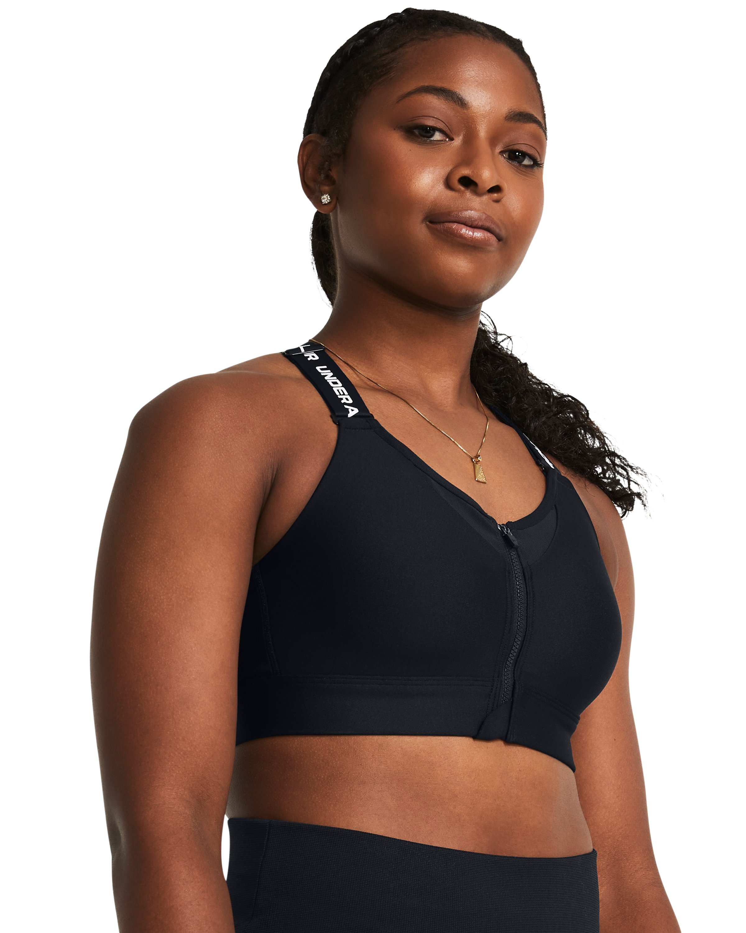 UA Infinity 2.0 High Zip Women's Sports Bra 5