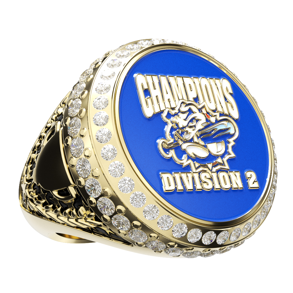 Custom World Class Ring w/ Custom Top & Stock Sides 6