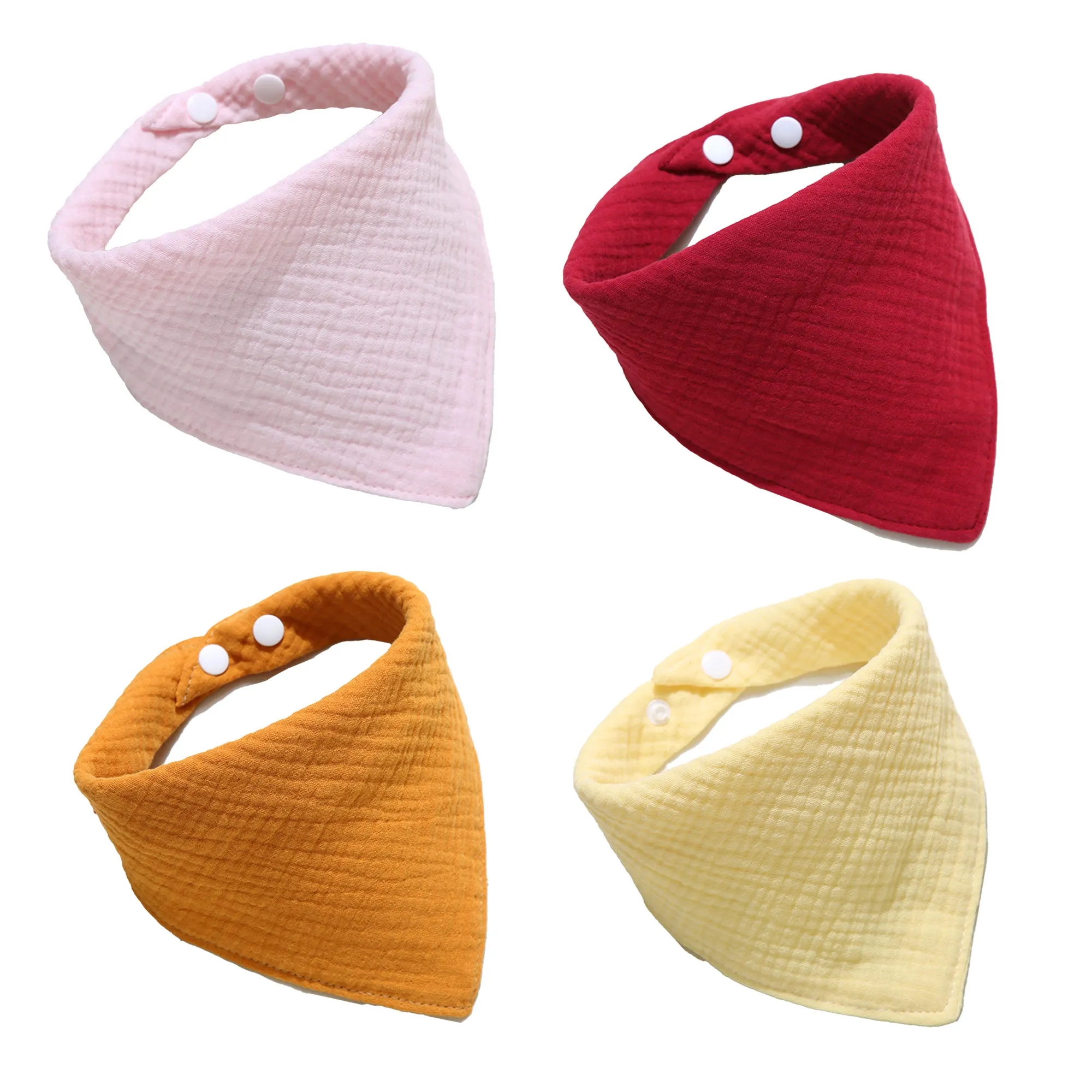 100% Cotton Baby Bandana Drool Bib 2