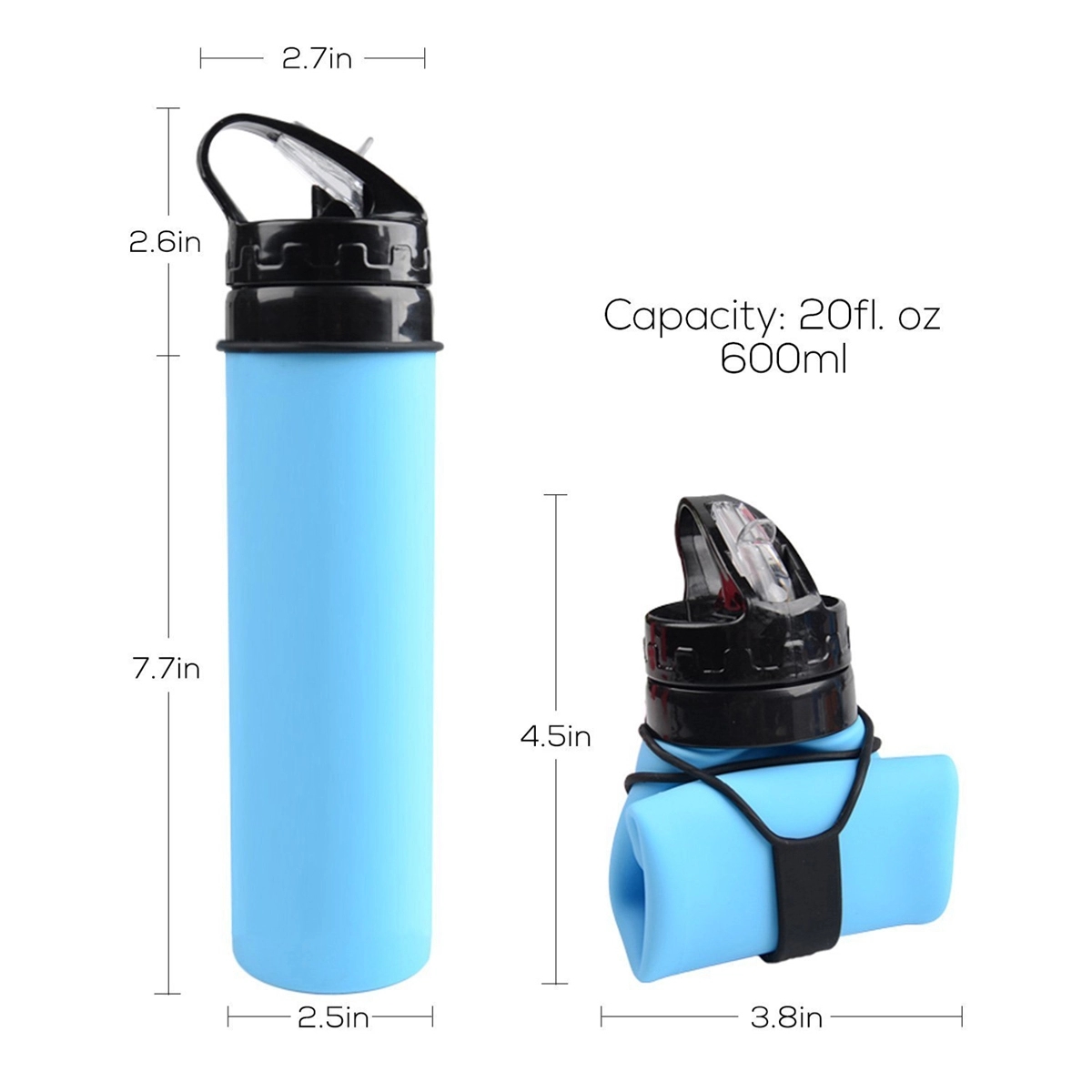 Collapsible Water Bottle Silicone 5