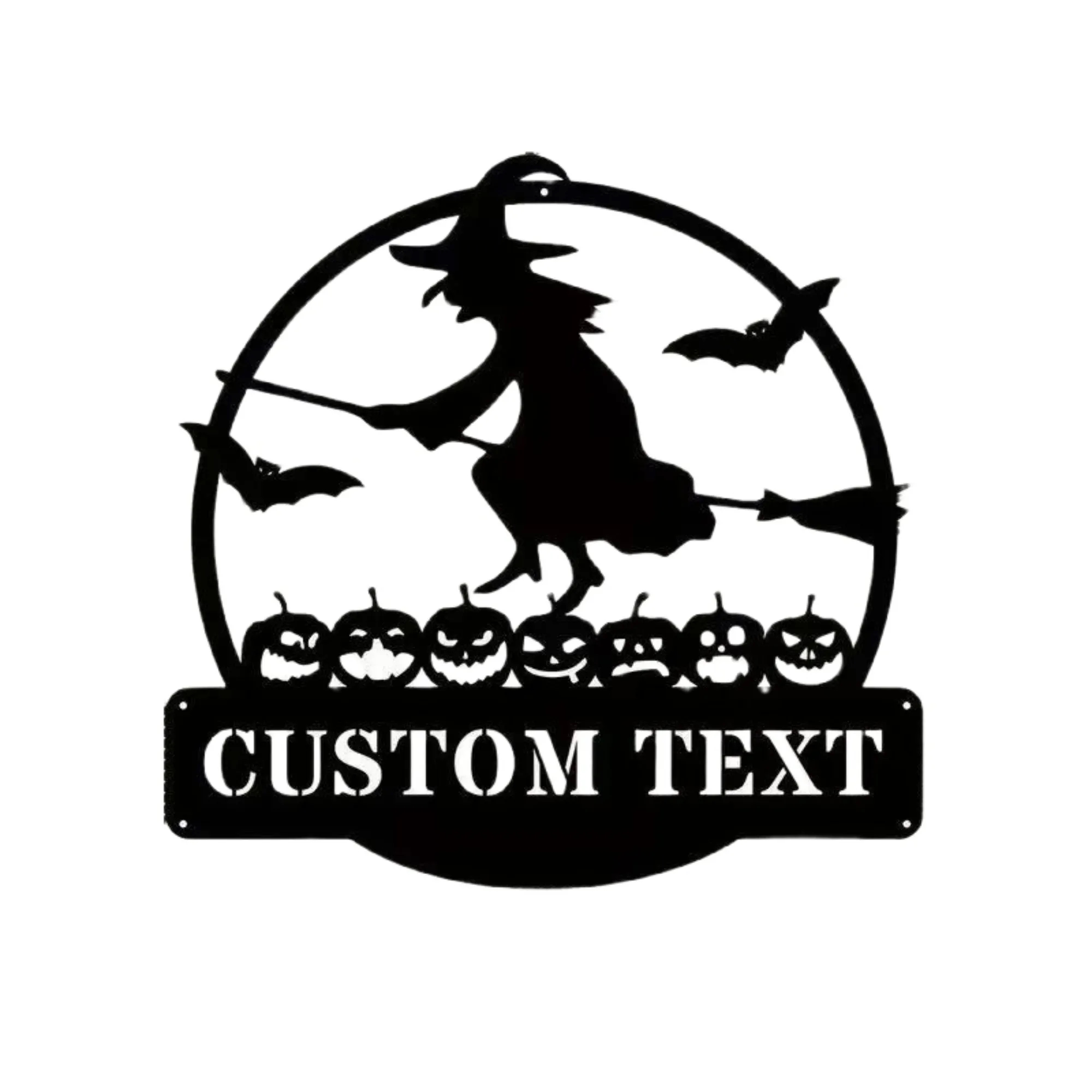 Witch Halloween Wall Ornament 5